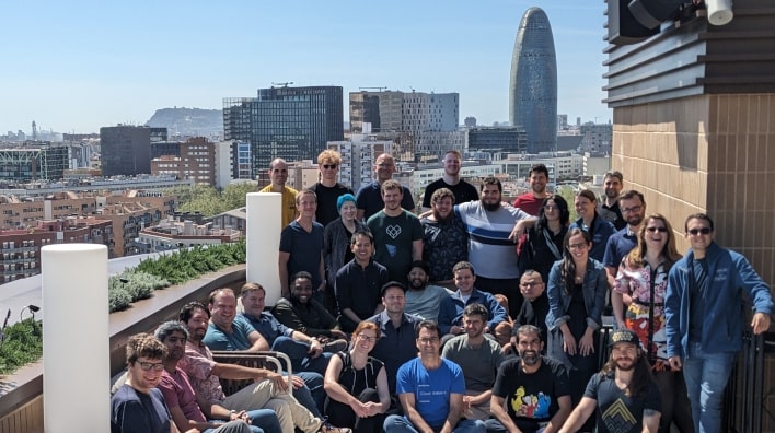 April 2024: Team summit in Barcelona, Spain